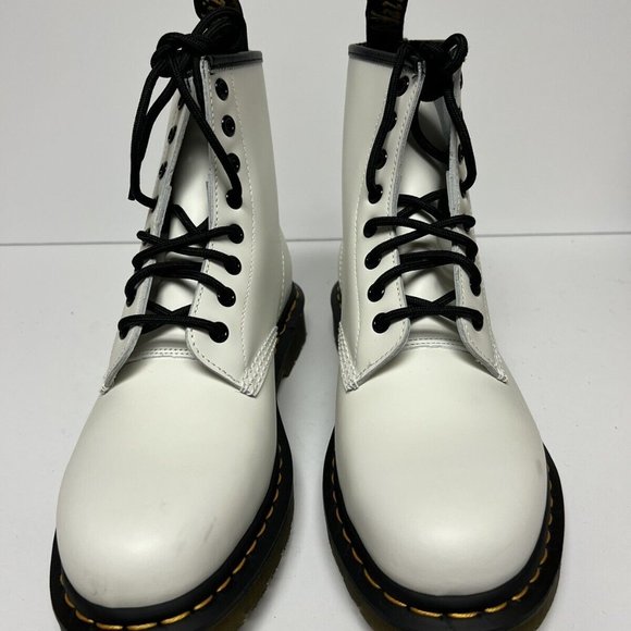Dr Martens Women's 1460 Combat Boots White, Size US 9M, EUR 41 - Picture 3 of 6